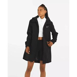Nike Essential Storm Fit Woven Parka Jacket Womens Medium Black DM6245 010